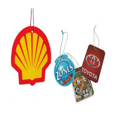 promotional car paper air freshener/top quality car air freshener/card car air freshener