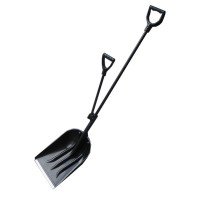 2017 Popular Snow shovel with two handles/telescopic snow shovel with two handles/plastic snow shovel with two handles