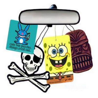 Cheap custom hanging paper car air freshener/promotion hanging car air freshener